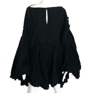 Junya Watanabe Poncho Avante-Garde Ruffle Wrap Tie from Kat Von D Charity Rare M